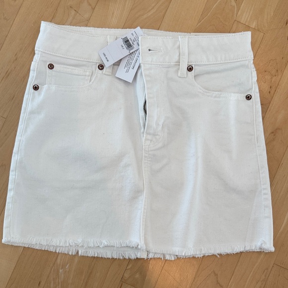 American Eagle Outfitters White Denim Skirt - Picture 1 of 5
